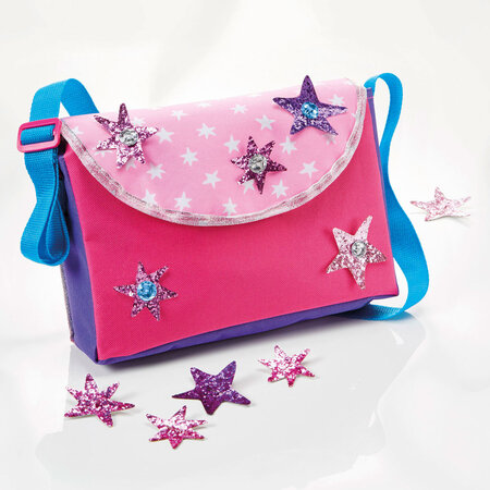 Totum - Glitter stars shoulder bag 4,5x24,5x30cm