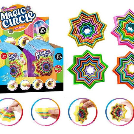 Cool gameplay - 3D magic fidget circle 2x12x16cm