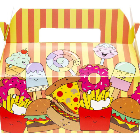 Menu box Fastfood FOODSAFE 22.5x12x9.5cm