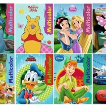 Disney mehrfarbiges Malbuch im A4-Format