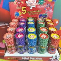 Millions Jigsaw puzzle in tube 50 pieces 14x20cm
