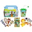 Menu box with cup and toy - Wild animals