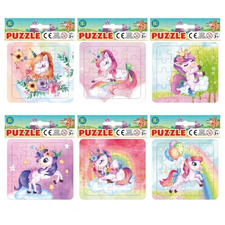 Unicorn Puzzle 16 pieces 12x12.5cm