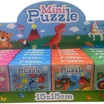 Mini puzzel 24 stuksjes 9x9cm