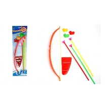 Pijl & boog set  met eendjes 15x52cm