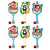 Paddle Ball Game wooden Pirates 22cm