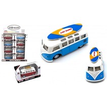 Die cast Welly busje 8,5cm