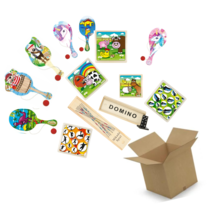 Assortment box non-plastic & wooden Unisex toys - 200 pieces
