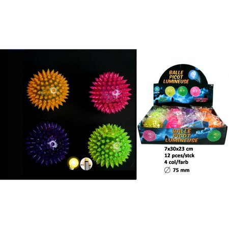 Massage ball with light 7.5 cm