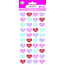 3D Heart sticker 10x24cm