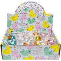 Duck 6cm Squeeze Toy 4-color assortment