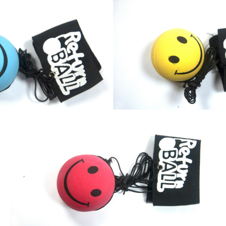 Returnball 57mm Smiley - Interactive Bounce-back Ball with Smiley Design