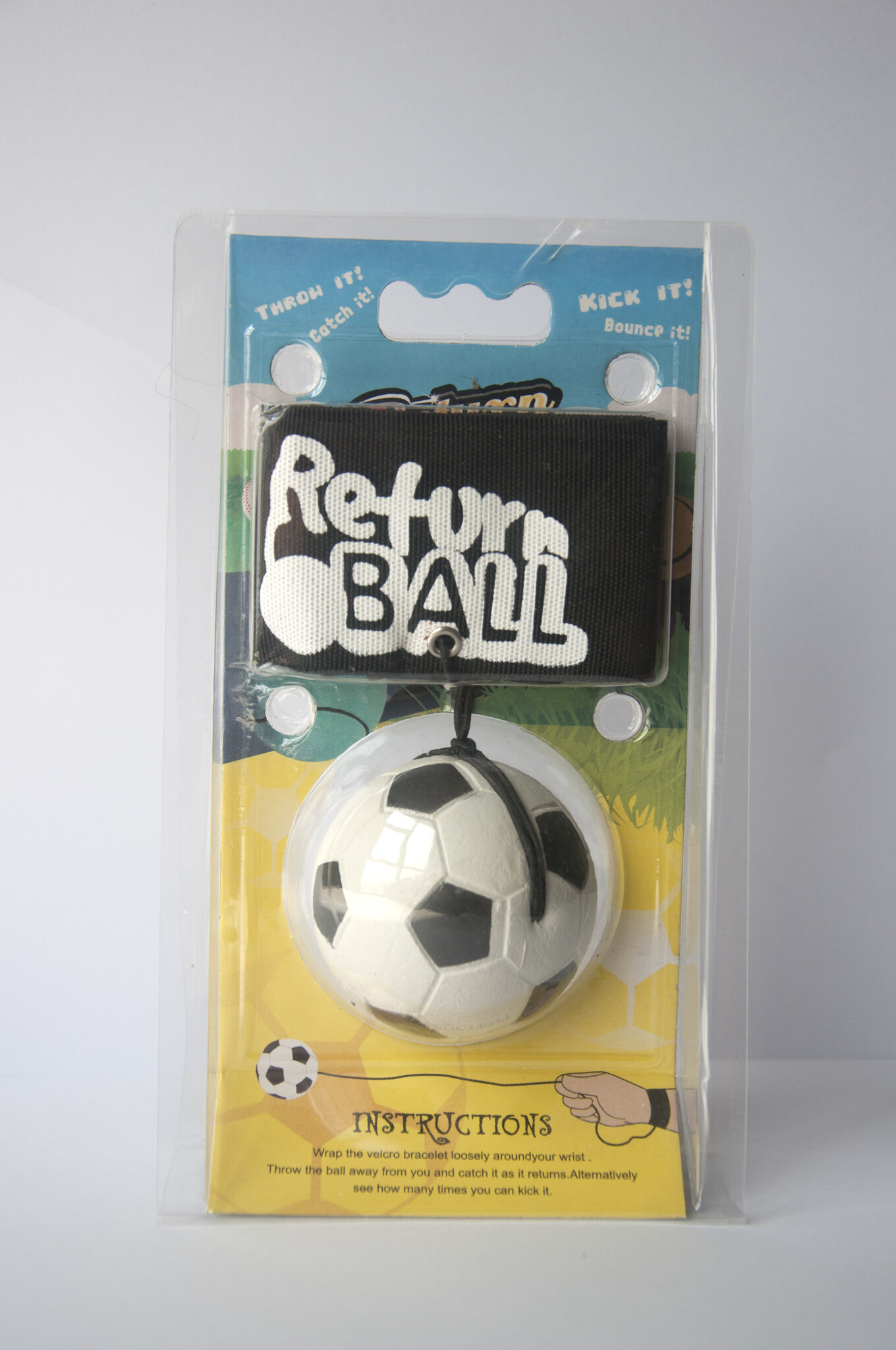 Returnball 57mm Sport in blister Interactieve Bal met Sportdesign | Kidspoint-toys.nl