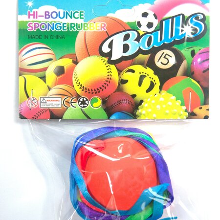 Balls 63mm 6 colors in netbag