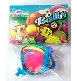 Balls 63mm 6 colors in netbag