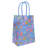 Colorful Gift Bag with Sea Animal Motif - Ideal for Small Gifts and Souvenirs - Dimensions 16x22x9cm