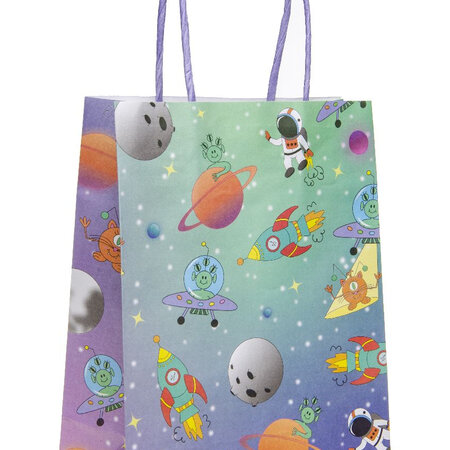 Enchanting Space Themed Gift Bag, Dimensions 16x22x9cm