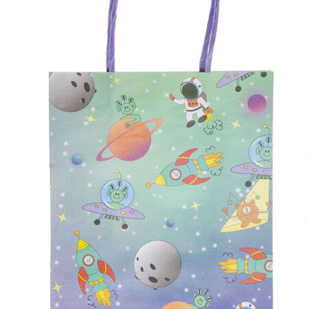 Enchanting Space Themed Gift Bag, Dimensions 16x22x9cm