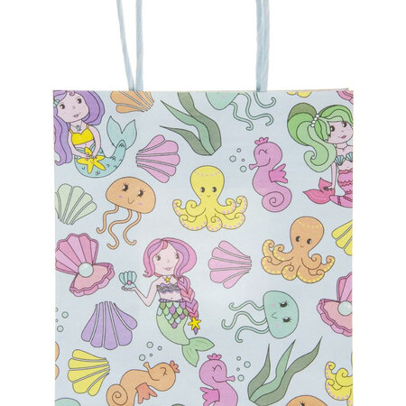 Enchanting Mermaid Themed Gift Bag, Dimensions 16x22x9cm