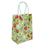 Adorable Farm Animals Themed Gift Bag, Dimensions 16x22x9cm