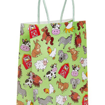 Farm Animals Gift Bag 16x22x9cm