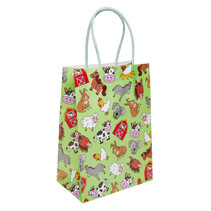 Farm Animals Gift Bag 16x22x9cm