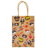 Coole Geschenktasche mit Piratenthema, Abmessungen 16x22x9cm