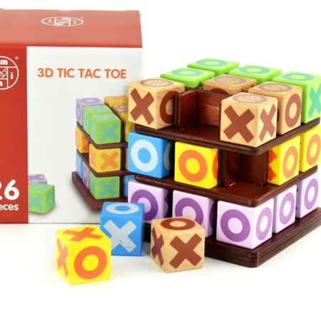3D Tic Tac Toe 9.5cm, Interactief Strategiespel in 3D