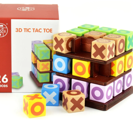 3D Tic Tac Toe 9.5cm, Interactive 3D Strategy Game