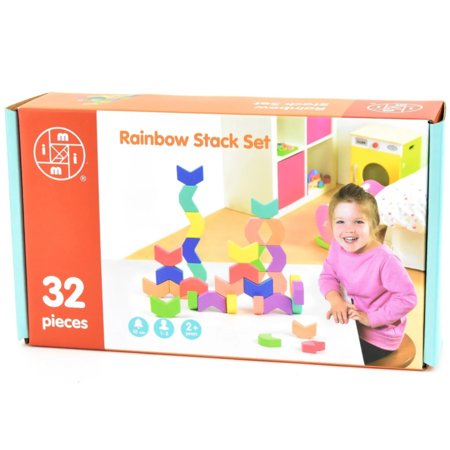 Rainbow Stack Set 27x15cm, Educational Toy for Motor Skills