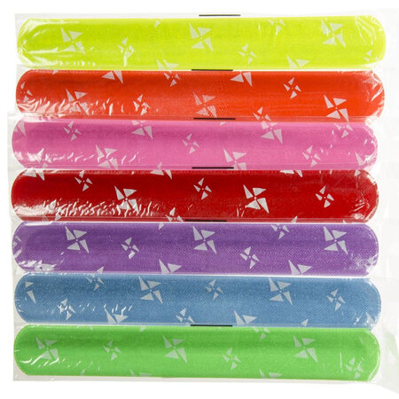 Striking Fluorescent Slap Bracelet