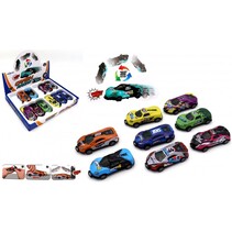 Sports Car 9cm 360° Rotate - Pull Back