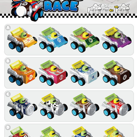 Pullback Race Car - Superfast Toy Car!