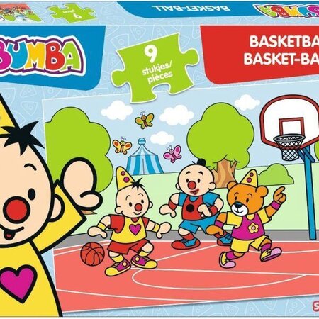 Studio 100 - Bumba Puzzel Basketbal - 9 Stuks, 31,5 x 23 cm