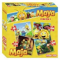 Maya de Bij Puzzel 4 in 1