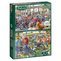 Falcon - The Motorcycle Show Puzzle 1000 Teile 36,5x27x6,5 cm