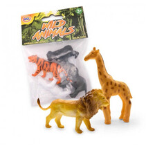 Wild Animals Set - 4 Pieces 14x9,5 cm