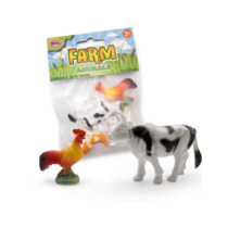Farm Animals Set - 4 Pieces 14x9,5 cm