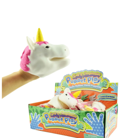 Magical Hand Puppet Unicorn - 15cm - Imaginative Toy for Creative Fun