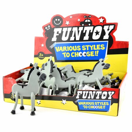 Lively Bendy Donkey Plush - 12cm - Interactive Toy for Creative Fun