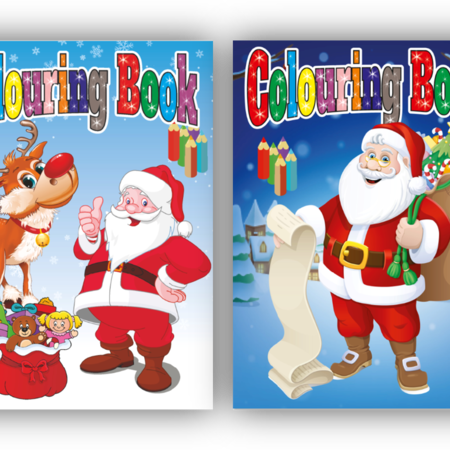 Christmas Coloring Book 14.5x19cm - 48 Pages of Festive Coloring for the Holidays