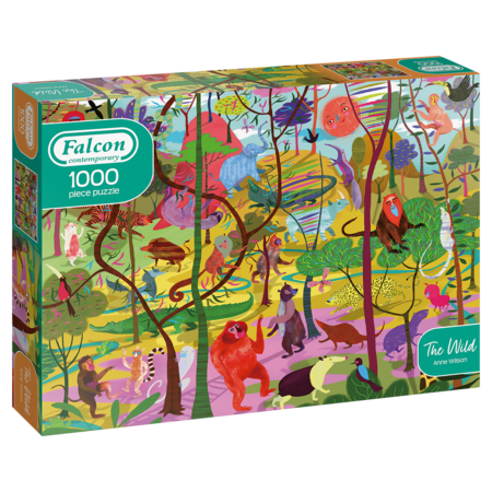 Falcon Puzzle - The Wild Jungle 1000 Teile 32x22x5cm