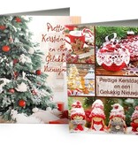 Happy Christmas cards in luxury pack 10 pieces