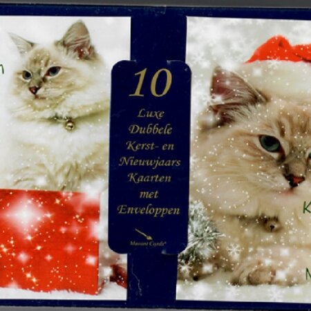 Happy Christmas cards in luxury pack 10 pieces