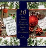 Happy Christmas cards in luxury pack 10 pieces