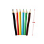 Colored pencils 6 pcs. Short 9x4.5x1cm