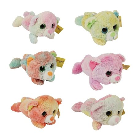 Sunkid Plush Bear 25cm - Soft Plush Bear in 6 Assorted Styles for Cuddly Fun