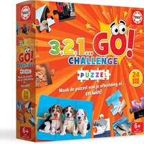 3,2,1...Go Challenge Brettspiel Puzzle 25x25cm