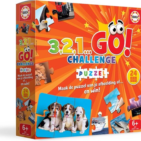 3,2,1...Go Challenge bordspel Puzzel 25x25cm