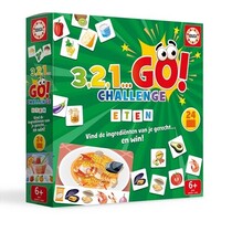 3,2,1...Go Challenge bordspel Eten 25x25cm